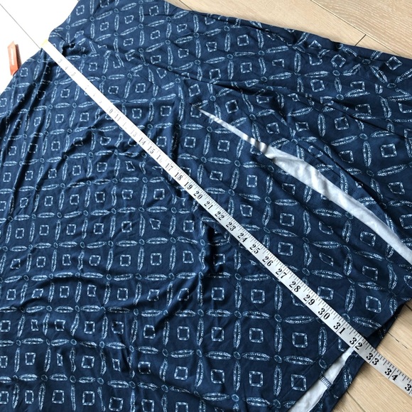 NWT Joe Fresh Slit Maxi Skirt in Blue Size 1X - Picture 4 of 10